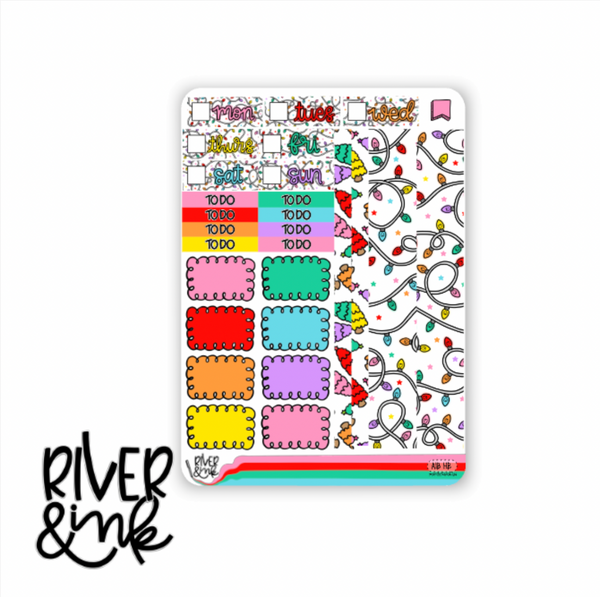 All Is Bright | Hobonichi Cousin Planner Stickers Kit