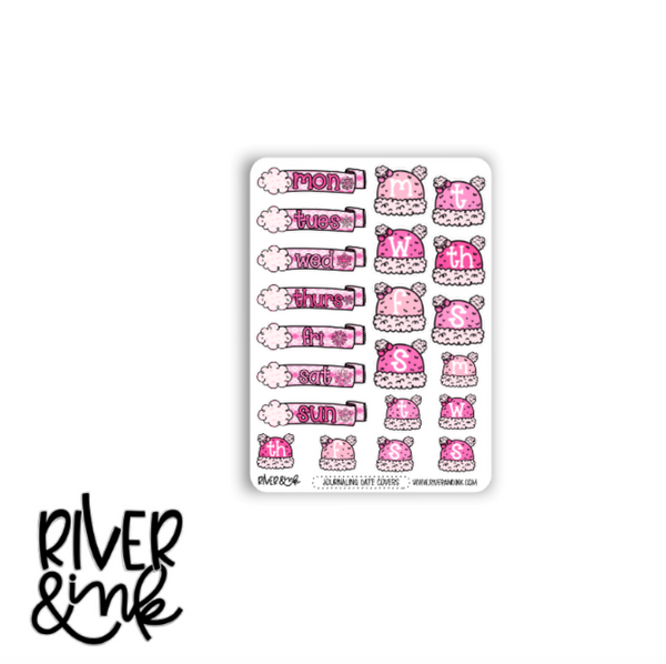 Snowflake Kisses | Journaling Stickers Kit