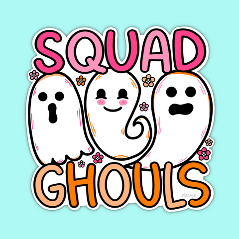 Squad Ghouls | Hand Drawn Vinyl Sticker