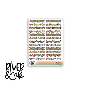 Fall Variety Dividers | Hand Drawn Planner Stickers