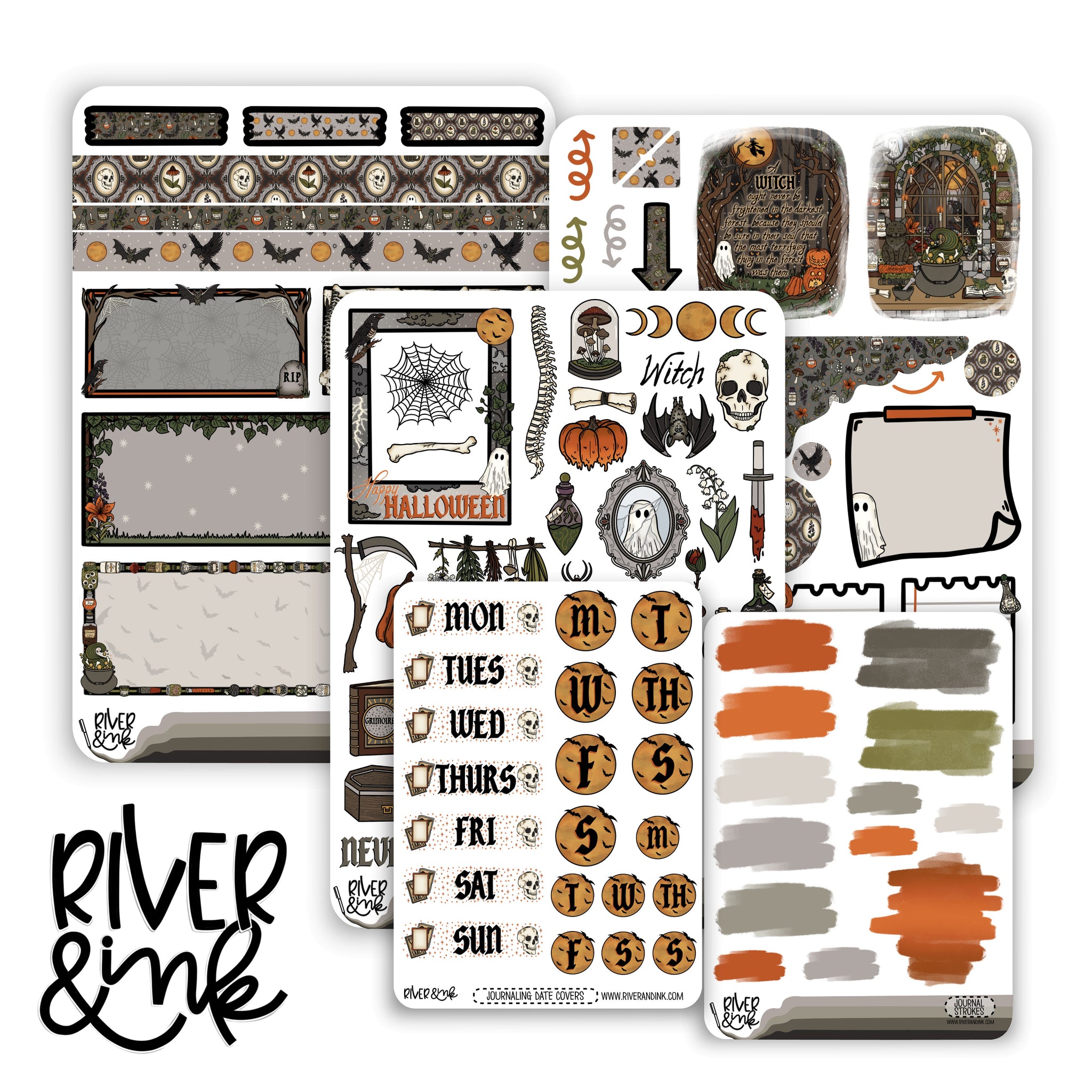 Witching Hour | Journaling Stickers Kit
