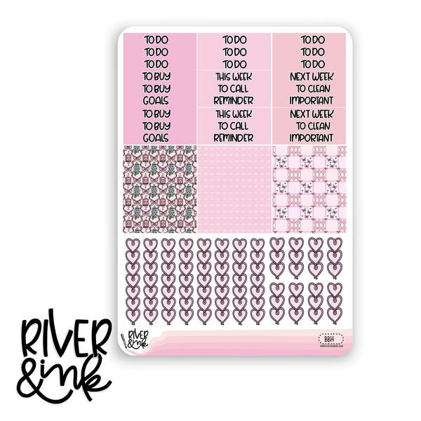 Books & Bows | Vertical Stickers Kit Planner Stickers