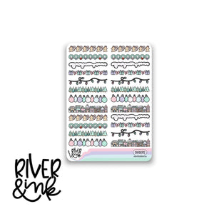 Christmas Variety Divider | Hand Drawn Planner Stickers