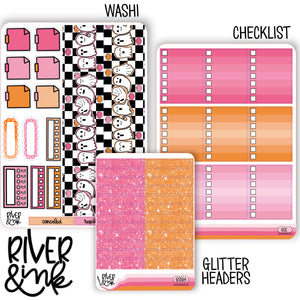 Ghoul Squad | Weekly Vertical Planner Stickers Kit Add Ons