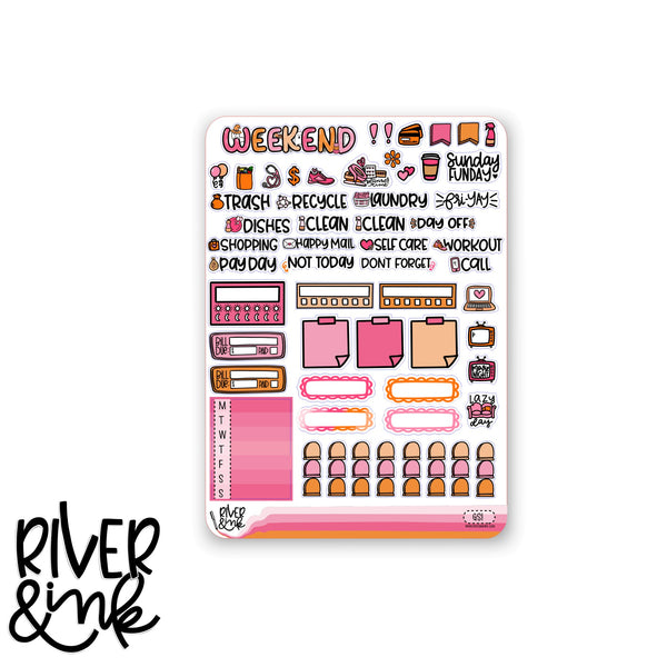 Ghoul Squad Halloween | Hobonichi Cousin Planner Stickers Kit