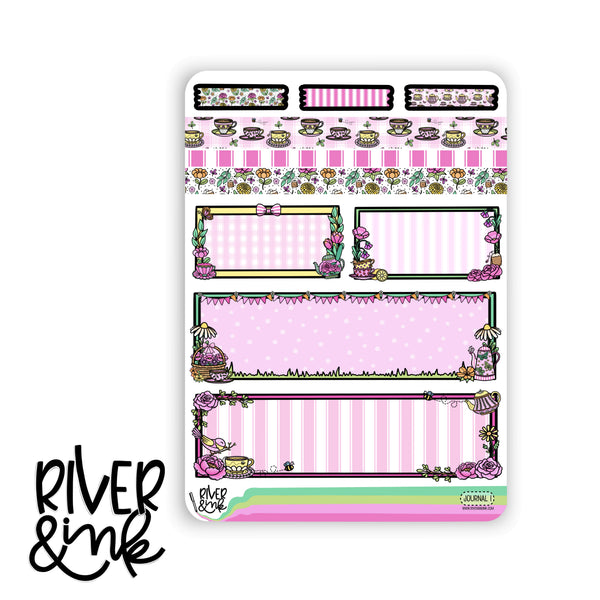 Garden Tea Party | Journaling Stickers Kit