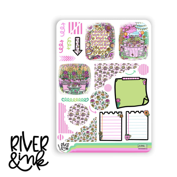Garden Tea Party | Journaling Stickers Kit
