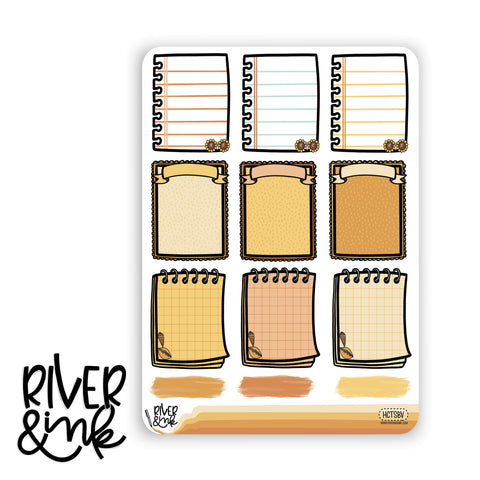 Here Comes the Sun Variety Full Boxes | Hand Drawn Planner Stickers