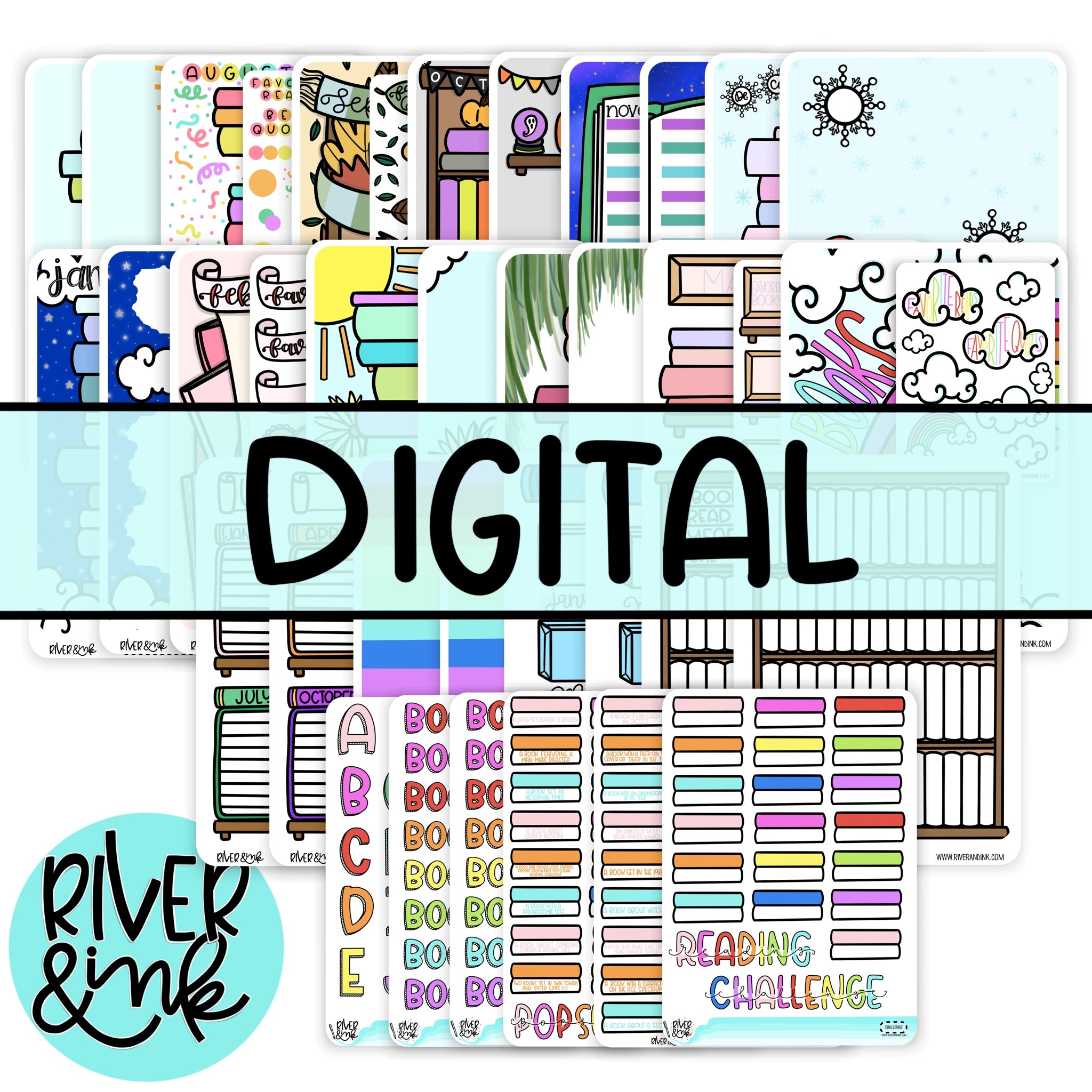 Digital Download Book Journaling Bundle *PERSONAL USE ONLY*