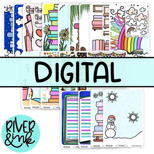Digital Download Book Journaling Months Only Bundle *PERSONAL USE ONLY*