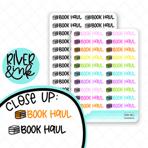 Book Haul | Hand Lettered Planner Stickers