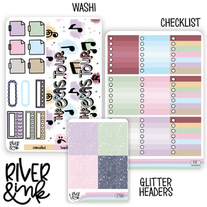 Eras Tour Concert | Weekly Vertical Planner Stickers Kit Add Ons