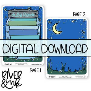 A5 2023 Digital Download July Monthly Book Journaling Pages *PERSONAL USE ONLY*