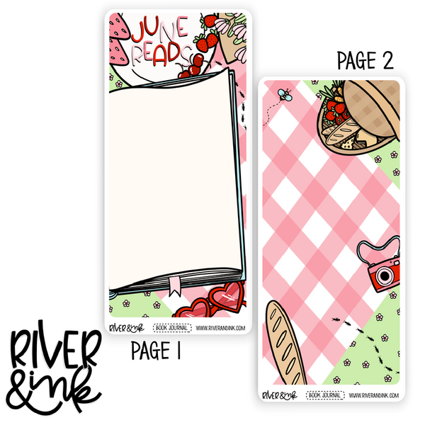 Hobonichi WEEKS 2023 Monthly Journaling Full Sheet Bundle | Hand Drawn Planner Stickers