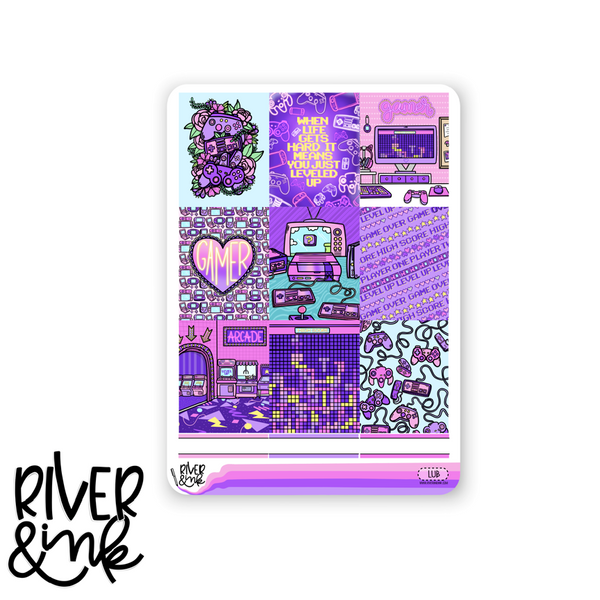 Level Up | Vertical Stickers Kit Planner Stickers