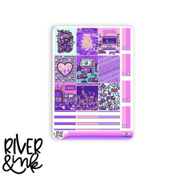 Level Up | Hobonichi Cousin l Planner Stickers Kit