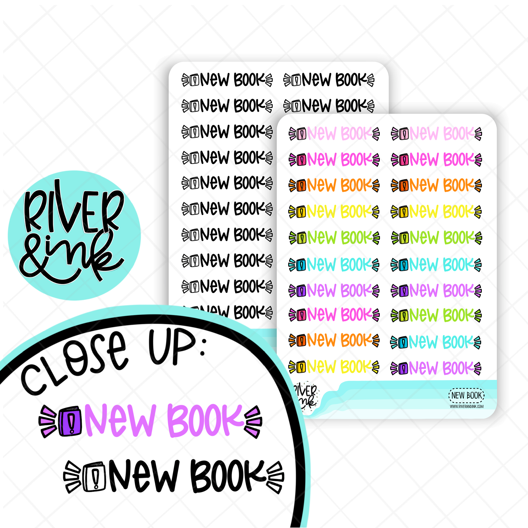 New Book | Hand Lettered Planner Stickers