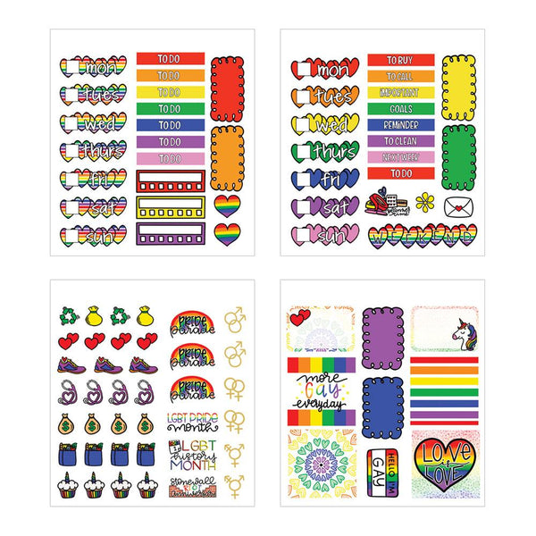 Love Is Love Mini Sticker Book | River & Ink x PHP Collab
