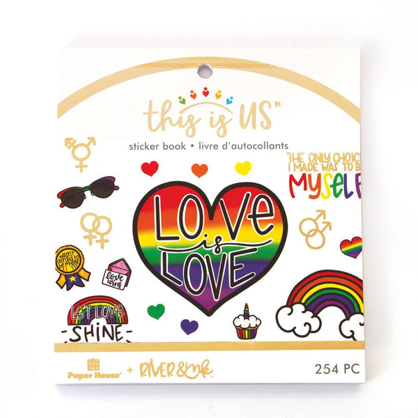Love Is Love Mini Sticker Book | River & Ink x PHP Collab