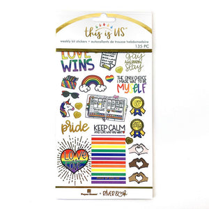 Pride Weekly Kit Sticker Book | River & Ink x PHP Collab