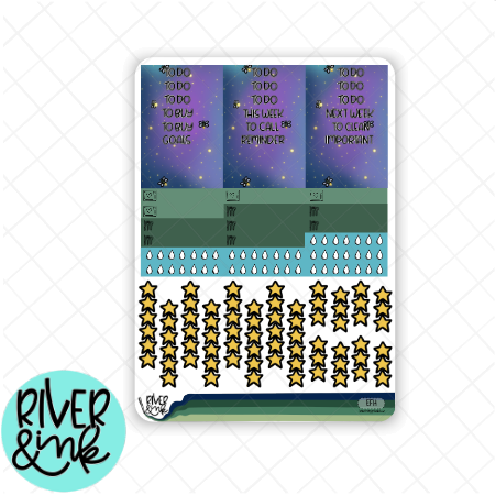 Holly Jolly Christmas  Mini Weekly Planner Stickers Kit – River & Ink