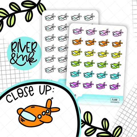 Airplane Icons | Planner Stickers