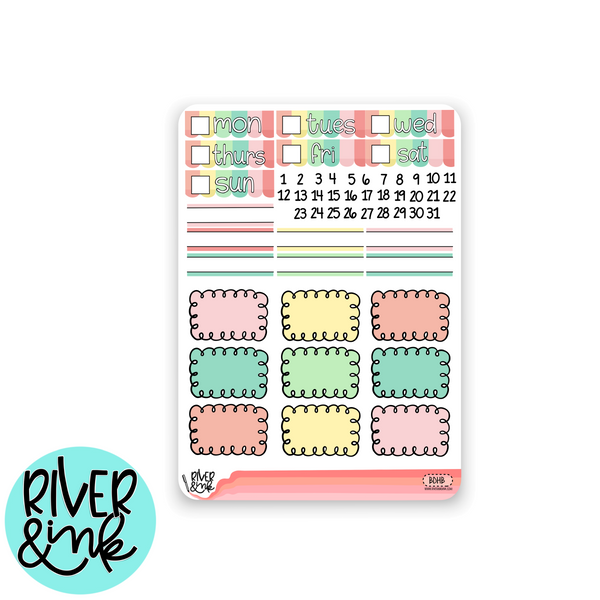 Bakers Dozen | Vertical Stickers Kit Planner Stickers