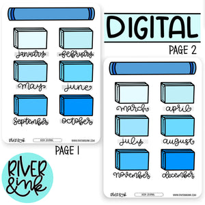 Digital Download Book Subscription Book Journaling Pages *PERSONAL USE ONLY*