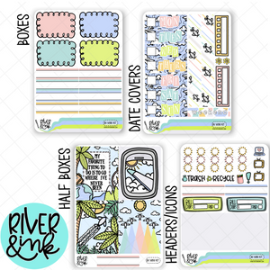 Bon Voyage | Mini Weekly Planner Stickers Kit