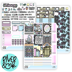 Bookworm | Hobonichi Cousin l Planner Stickers Kit