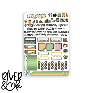 Changing Seasons | Hobonichi Cousin l Planner Stickers Kit