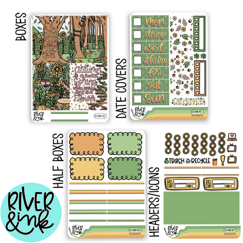 Changing Seasons | Mini Weekly Planner Stickers Kit