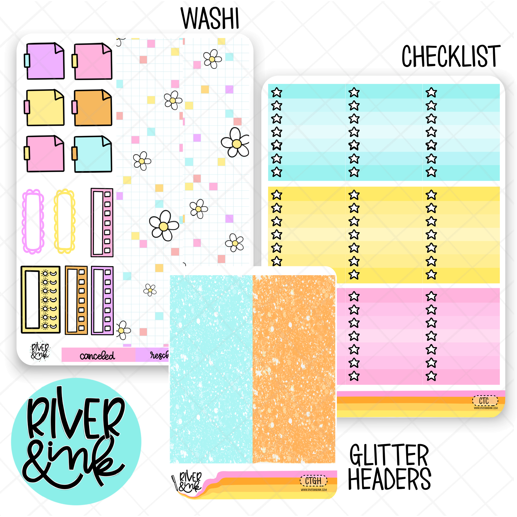 Celebrate Today | Weekly Vertical Planner Stickers Kit Add Ons