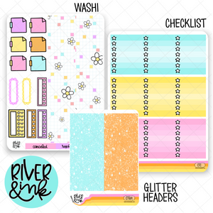 Celebrate Today | Weekly Vertical Planner Stickers Kit Add Ons