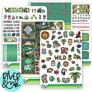 Call of the Wild | Weekly Vertical Planner Stickers Kit