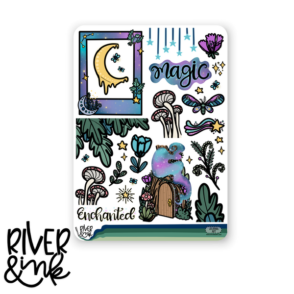 Enchanted Forest | Journaling Stickers Kit