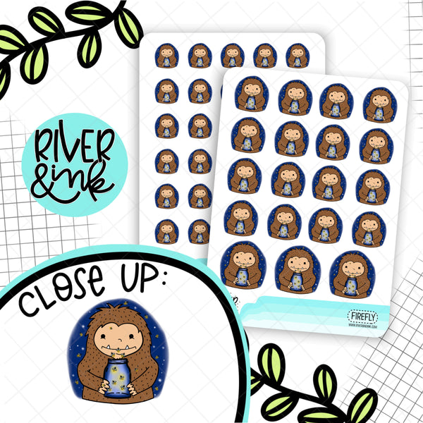 Firefly Biggie Sass Planner Characters | Hand Drawn Planner Stickers