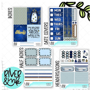 Firefly Nights | Mini Weekly Planner Stickers Kit