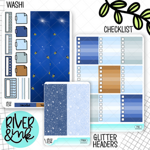 Firefly Nights | Weekly Vertical Planner Stickers Kit Add Ons