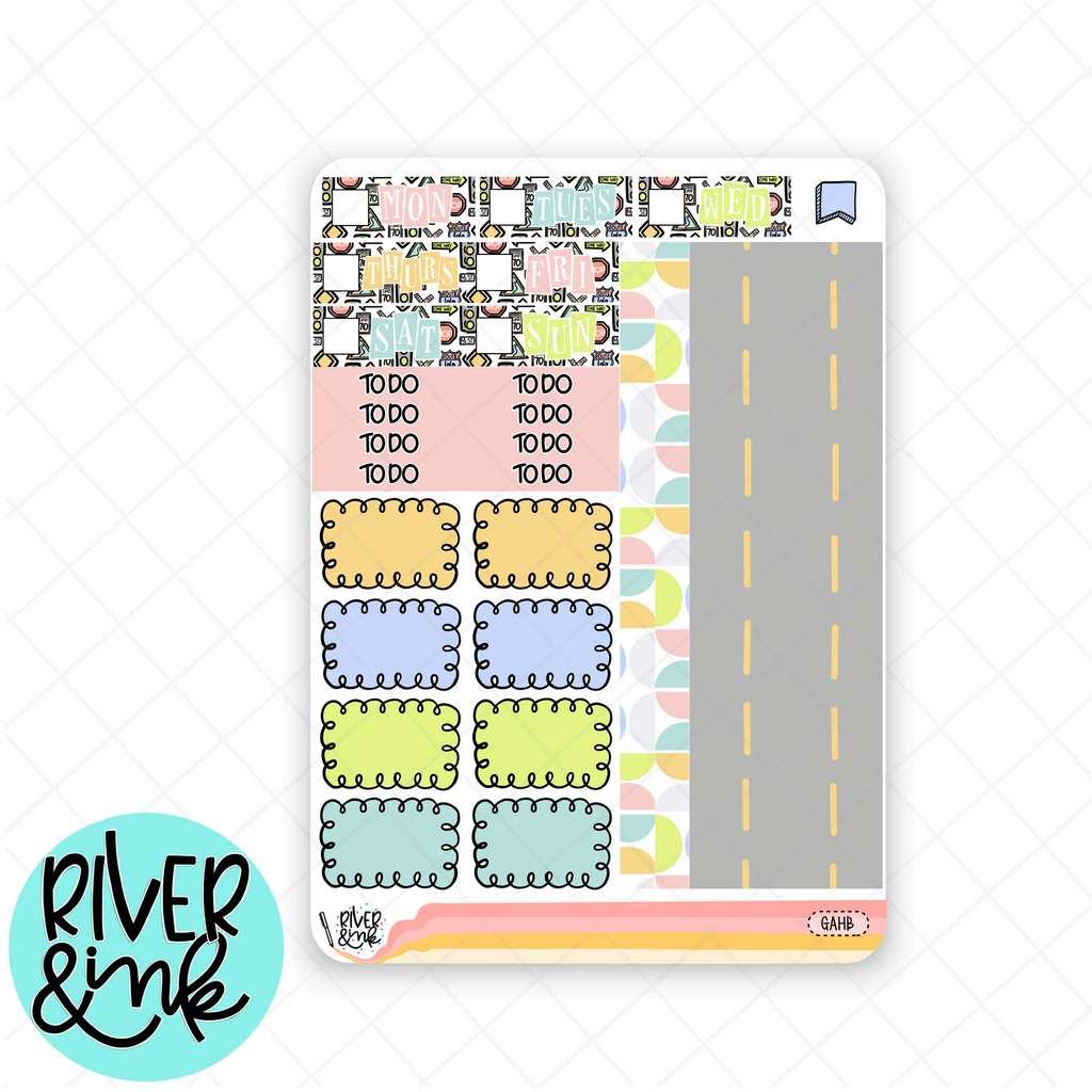 Spring Friends Hobonichi Cousin Kit Planner Stickers
