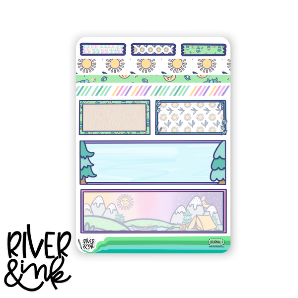 Happy Camper | Journaling Stickers Kit