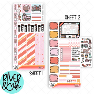 Holly Jolly Christmas | Hobonichi Weeks Sticker Kit Planner Stickers