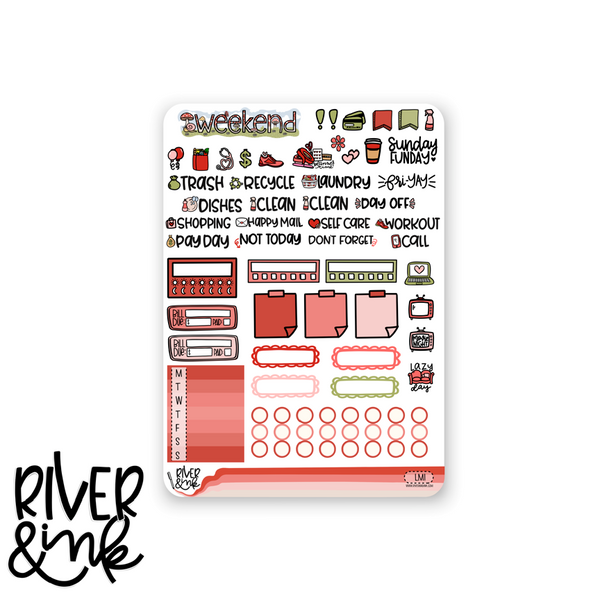 Little Mushrooms | Hobonichi Cousin l Planner Stickers Kit