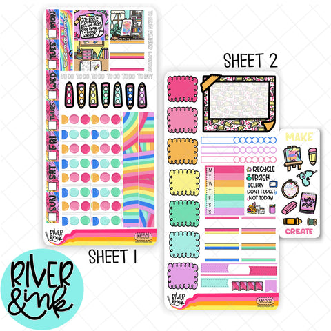 Make and Create | Hobonichi Weeks Sticker Kit Planner Stickers