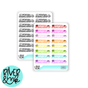 Monthly Reading Wrap Up | Hand Lettered Planner Stickers