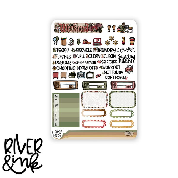Magical Quest Fantasy Book | Vertical Stickers Kit Planner Stickers