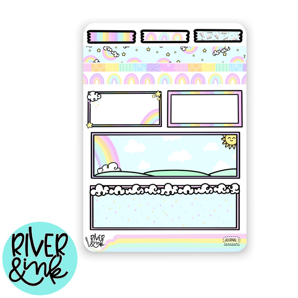 Over The Rainbow | Journaling Stickers Kit