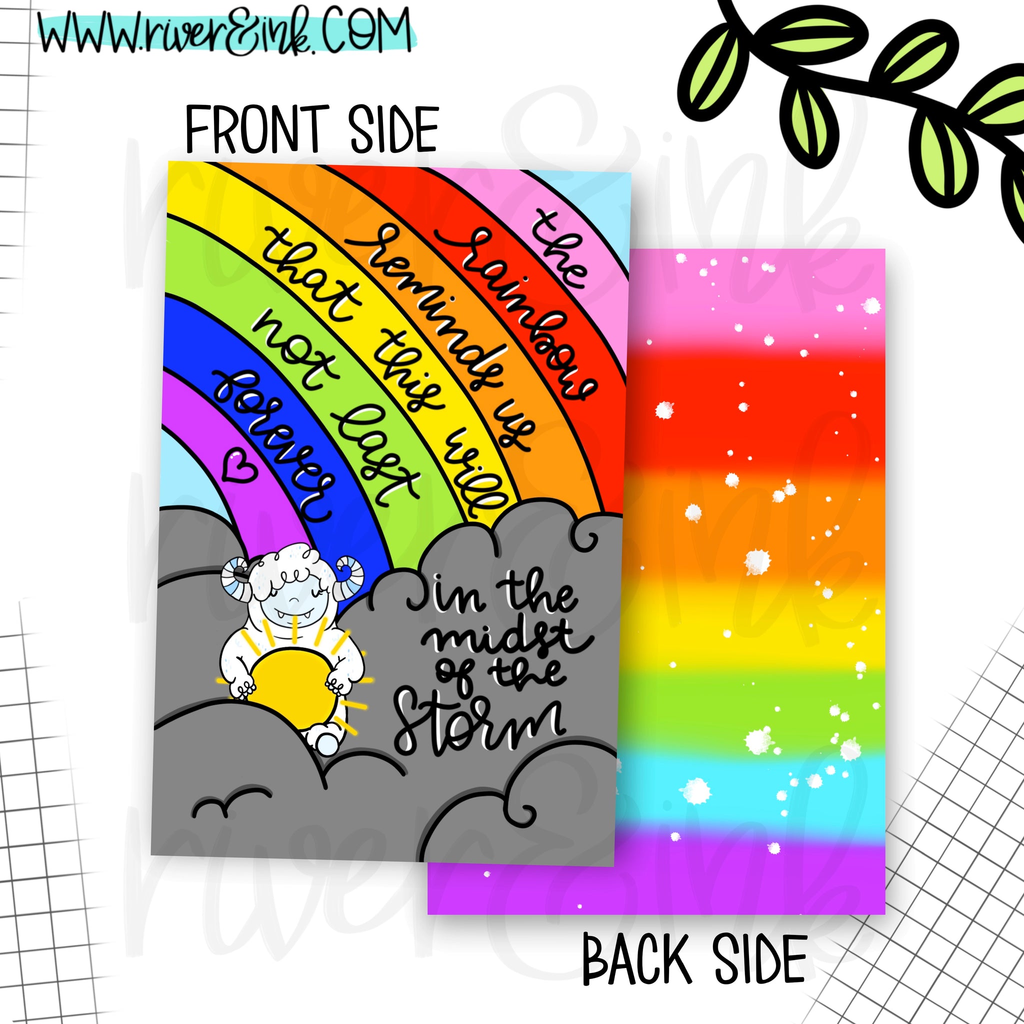 Rainbow Days Biggie Box Art Print Dashboard