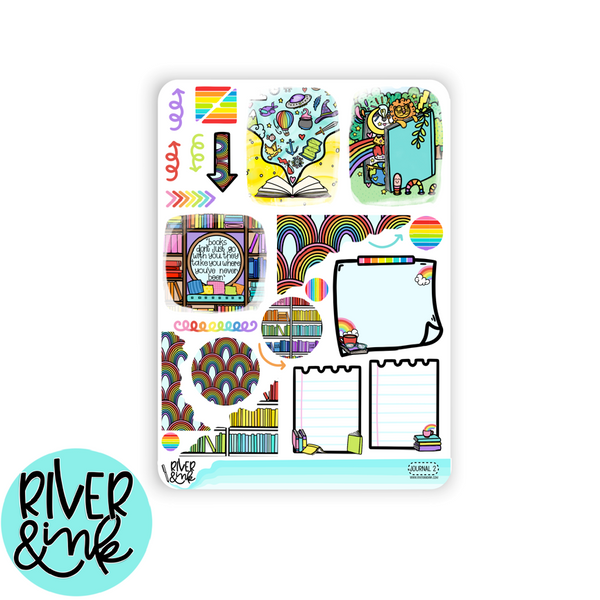 Reading Rainbow | Journaling Stickers Kit