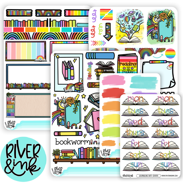 Reading Rainbow  Journaling Stickers Kit – River & Ink
